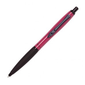 Ручка шариковая "Platignum"№9 Pink  черн/розовый с синим стержнем в футляре - канцтовары в Минске